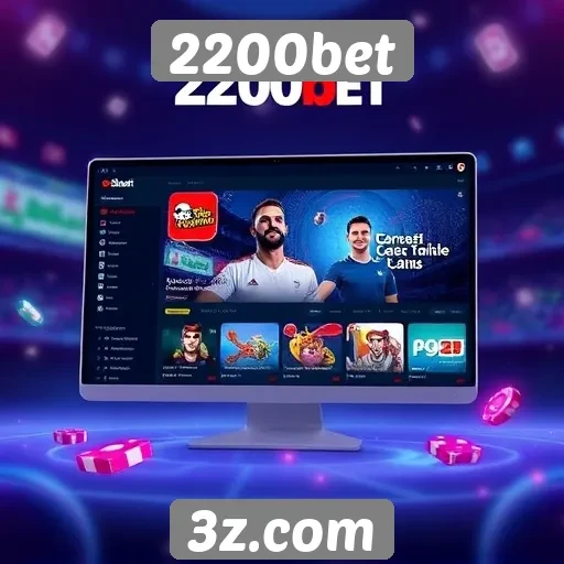 Novas funcionalidades de apostas disponíveis na 2200bet