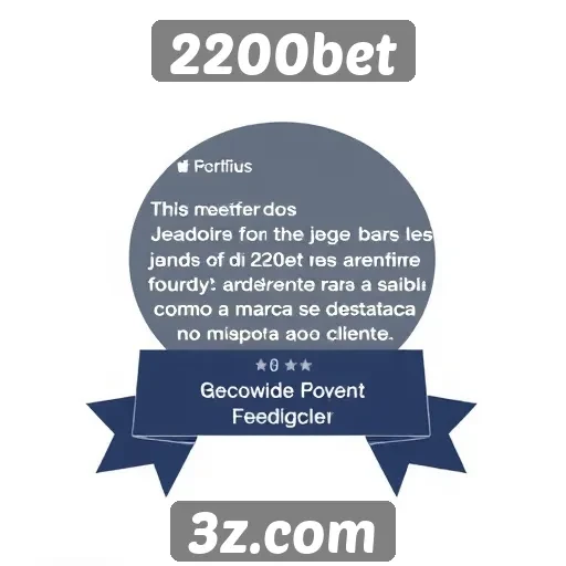 Feedback de jogadores sobre o atendimento da 2200bet